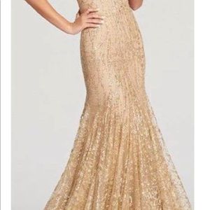 Ellie Wilde 2018 prom dress in gold